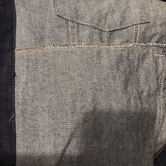 Levi Strauss Denim Jacket Mens 4XL Medium Wash Blue Classic Trucker Coat - Picture 9 of 13